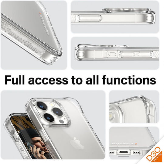 PanzerGlass Hard Back Cover Πλαστικό 0.66mm Διάφανο (iPhone 15 Pro)