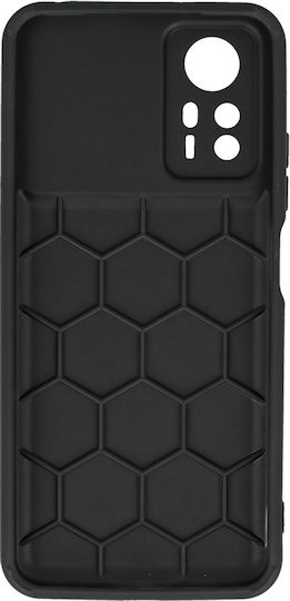 Techwave Heavy-duty Protected Задна корица Силикон Черен (Redmi Note 12S)