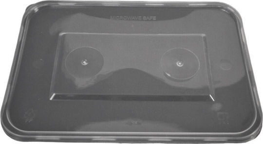 Plastic Microwave Food Containers with Lid 750ml 50 Pieces