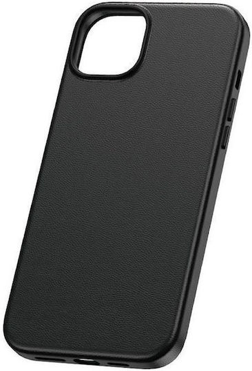 Baseus Fauxther Series Back Cover Σιλικόνης Μαύρο (iPhone 15 Plus)
