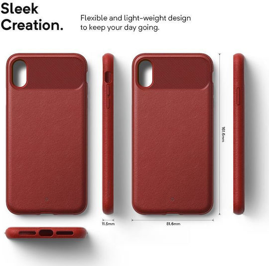 Caseology Vault Back Cover Plastic Red (iPhone XS Max)