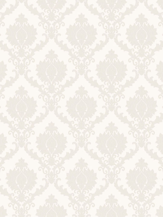 Wallpaper Damaschi Vinyl Ecru L1005xW53cm