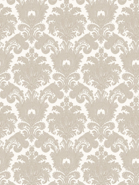 Wallpaper Damaschi Vinyl Beige L1005xW53cm