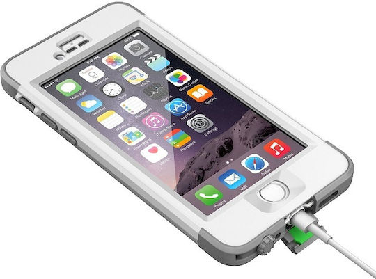 LifeProof Nuud Водоустойчива Задна корица Пластмаса Водоустойчив Бял (iPhone 6/6s Plus)