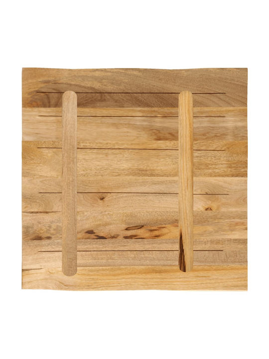 vidaXL Table Surface made of Solid Wood Mango 40x40x3.8cm 370678 1pcs