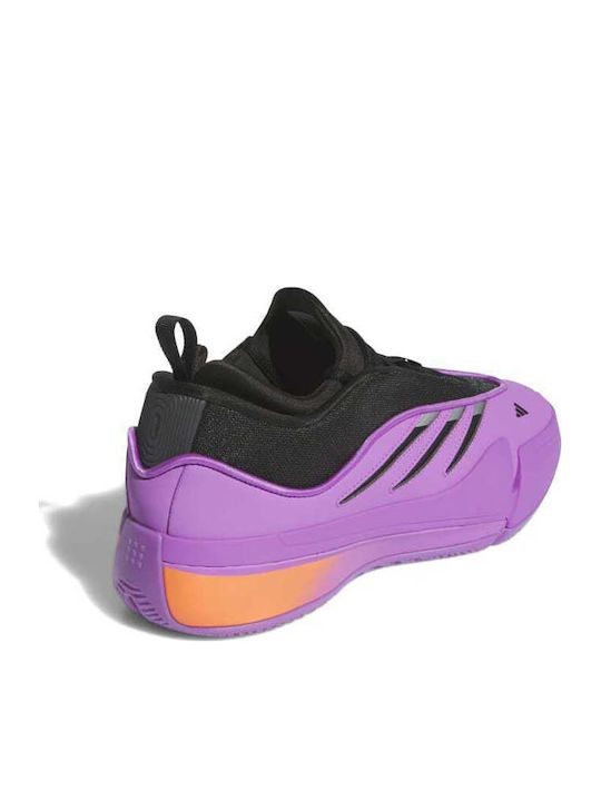 Dame 9 cu talpă joasă Pantofi de baschet Purple Burst / Core Black / Solar Red