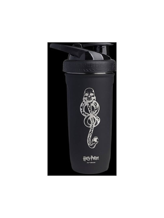 SmartShake Smart Reforce Shaker Πρωτεΐνης 900ml Ανοξείδωτο Μαύρο