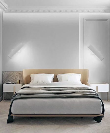 Powertech Leuchte Wand mit Integrierter LED und Neutralweißes Licht 31x6.7x6.8cm