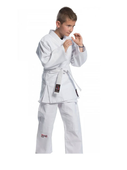 Olympus Sport Student Kids Judo Uniform White