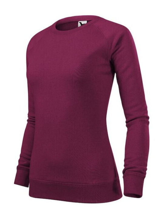 Malfini Women's Long Sleeve Promotional Sweatshirt Bordeaux