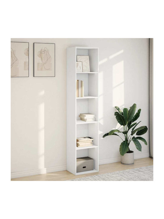 Bookcase White 40x30x189cm