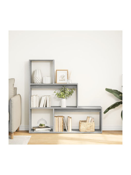 Βιβλιοθήκη Γκρι 123x29x123εκ.