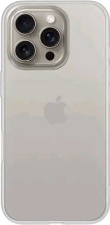 Vivid Gelly Back Cover Silicone Durable Transparent (iPhone 16 Pro Max)