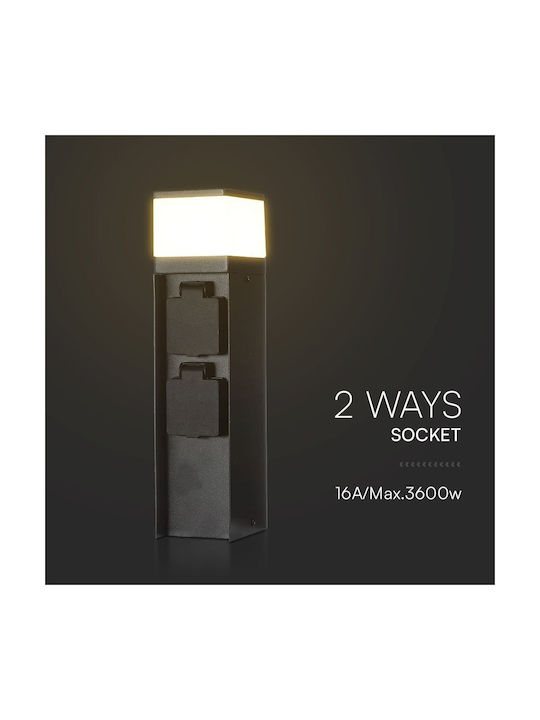 V-TAC Outdoor Floor Lamp Small Post for G9 Socket