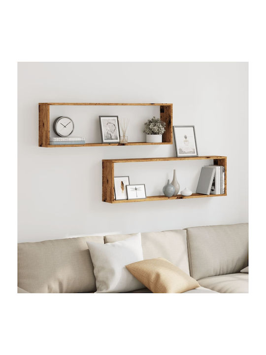 Shelf Wall Coffee 100x15x30cm