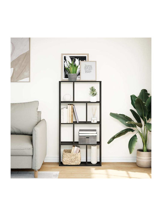 Bookcase Black 60x20x120cm