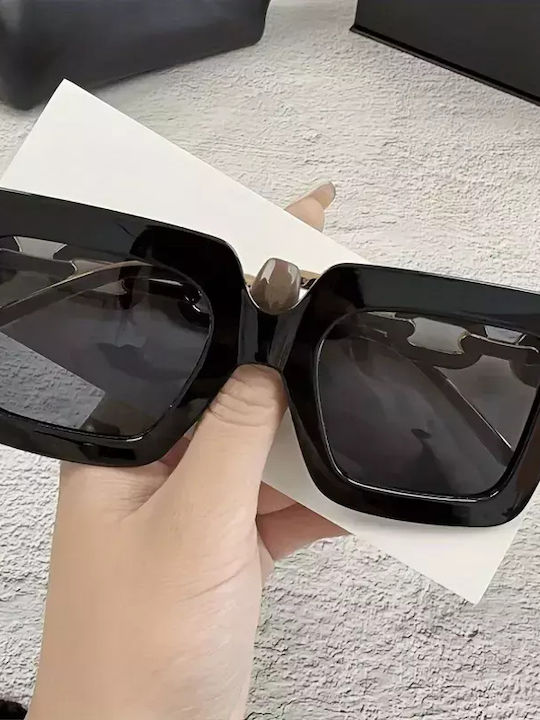 Unisex Sunglasses with Brown Tartaruga Plastic Frame and Brown Lens G-12