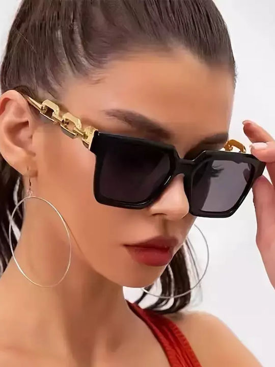 Unisex Sunglasses with Brown Tartaruga Plastic Frame and Brown Lens G-12