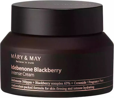 Mary & May Idebenone & Blackberry Κρέμα Προσώπου για Ενυδάτωση, Αντιγήρανση & Σύσφιξη 70ml