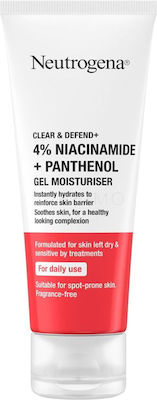 Neutrogena Clear & Defend+ fără culoare Hidratantă Gel Pentru Față 50ml