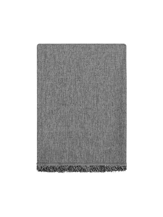 Beauty Home Throws Set 2 pcs 8622 Dark Grey