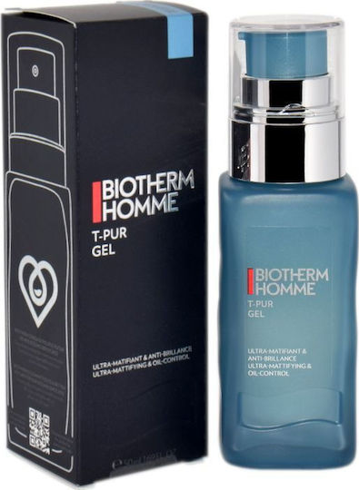 Biotherm Homme T-Pur Gel Ανδρικό Gel Προσώπου Ημέρας για Ενυδάτωση & Αντιγήρανση 50ml