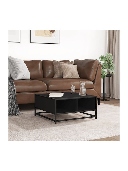 Square Coffee Table Black L60.5xW60.5xH30cm