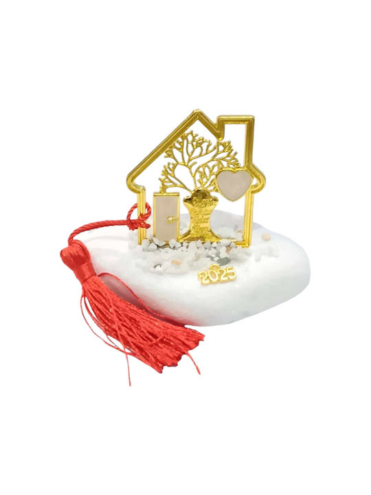 Lucky Charm 2025 Pebble Gold House Tree of Life Gb1013