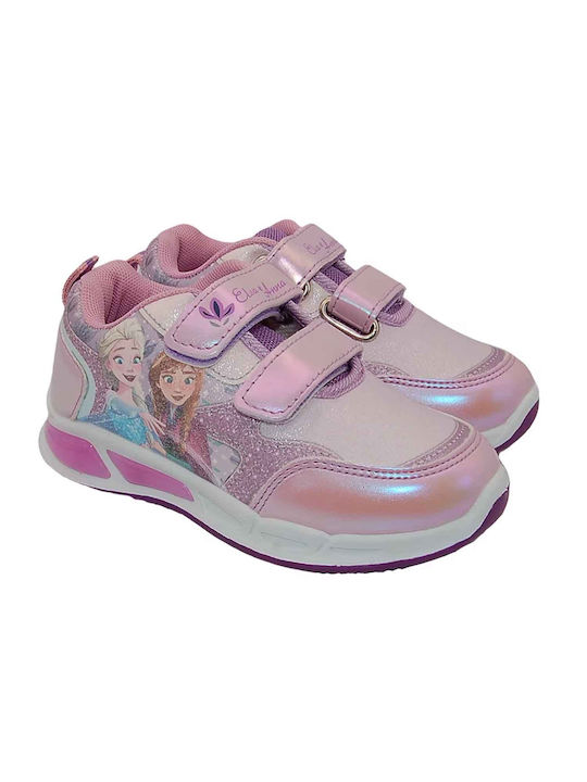 Disney Kids Sneakers with Lights Purple