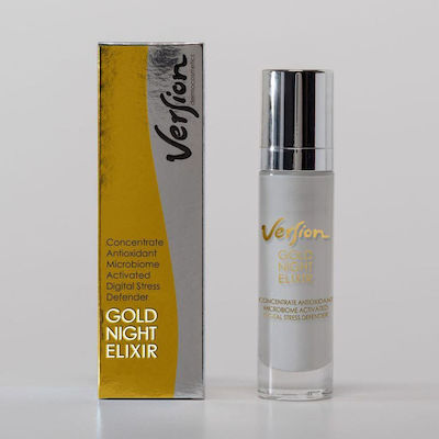 Version Gold Night Elixir Αnti-aging Night Cream Suitable for All Skin Types 50ml