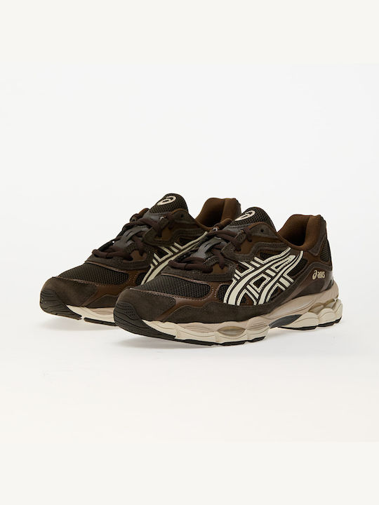 Adidași Gel-nyc Negru Cafea / Gri Pene