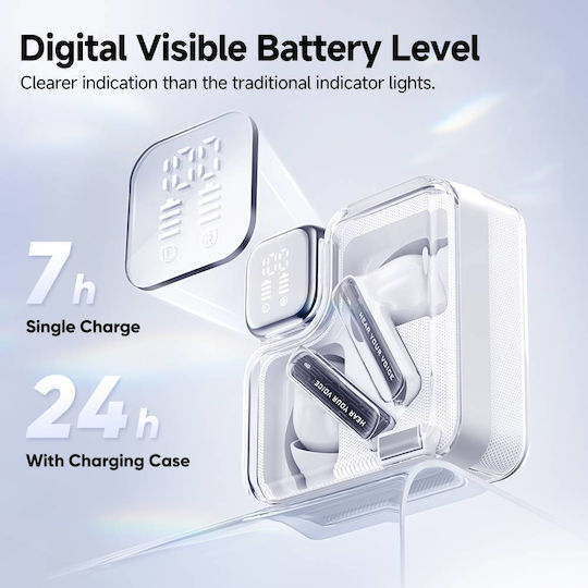 QCY MeloBuds Neo Bluetooth Handsfree Earphones with Charging Case White