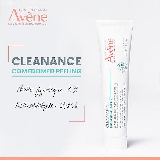 Eau Thermale Avène Cleanance Comedomed Peeling Κρέμα Προσώπου κατά των Ατελειών & της Ακμής 40ml