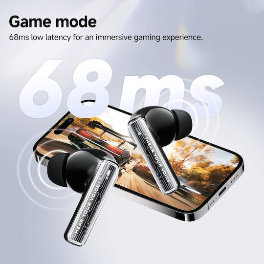 QCY MeloBuds Neo Bluetooth Handsfree Earphones with Charging Case Black