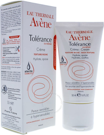Eau Thermale Avène Tolerance Extreme Rich 24ωρη Ενυδατική Κρέμα Προσώπου 50ml