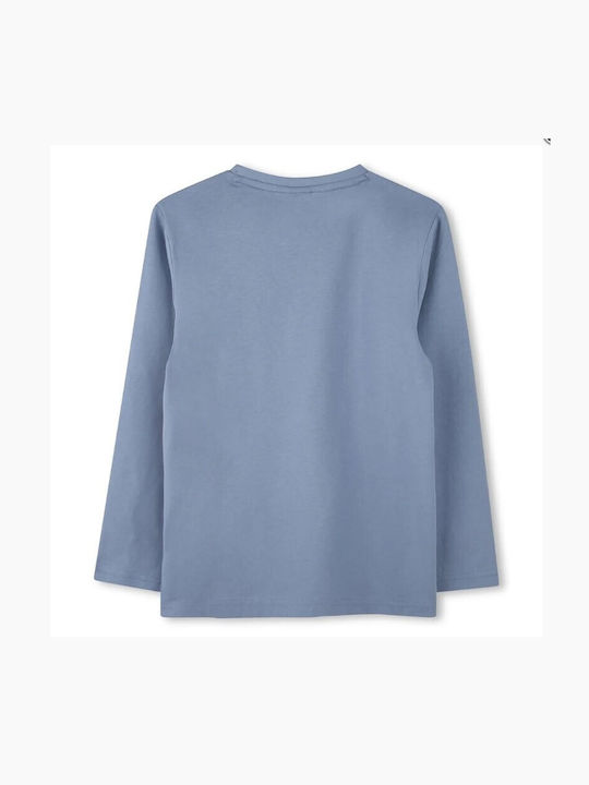 Hugo Boss Kids Blouse Long Sleeve Blue