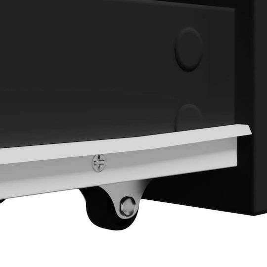 vidaXL Cabinet de baie L22xA44xÎ61.5cm Negru