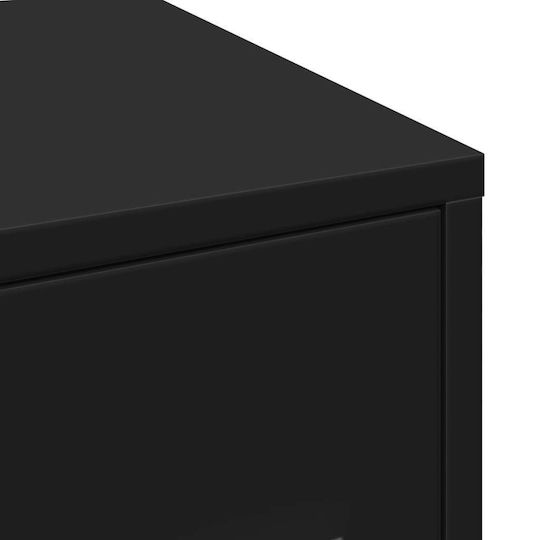 vidaXL Cabinet de baie L22xA44xÎ61.5cm Negru