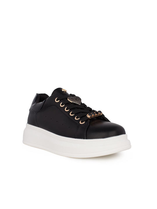 Seven Γυναικεία Sneakers Black Patent