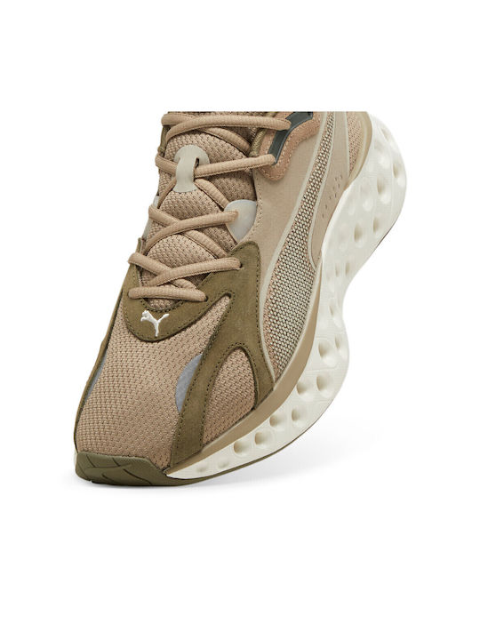 Softride Frequence Sport Shoes Running Olive Beige