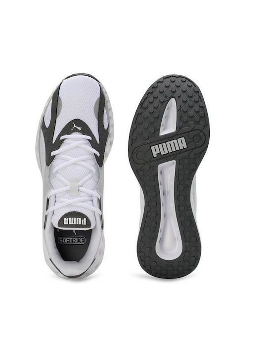 Softride Frequence Sport Shoes Running White - Feather Gray