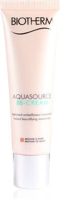 Biotherm Aquasource BB Cream SPF15 Medium to Gold Moisturizing Cream Face Day with SPF15 30ml