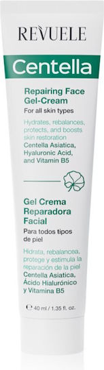 Revuele Cremă de Față de Zi Centella pentru Hidratare și Reconstrucție cu Acid Hialuronic și Centella Asiatica 40ml