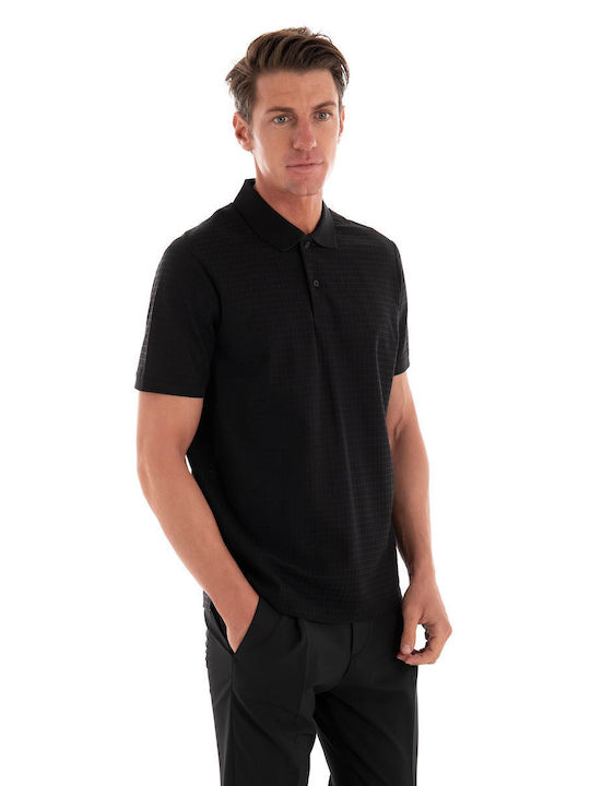 Calvin Klein Men's Short Sleeve Blouse Polo Black