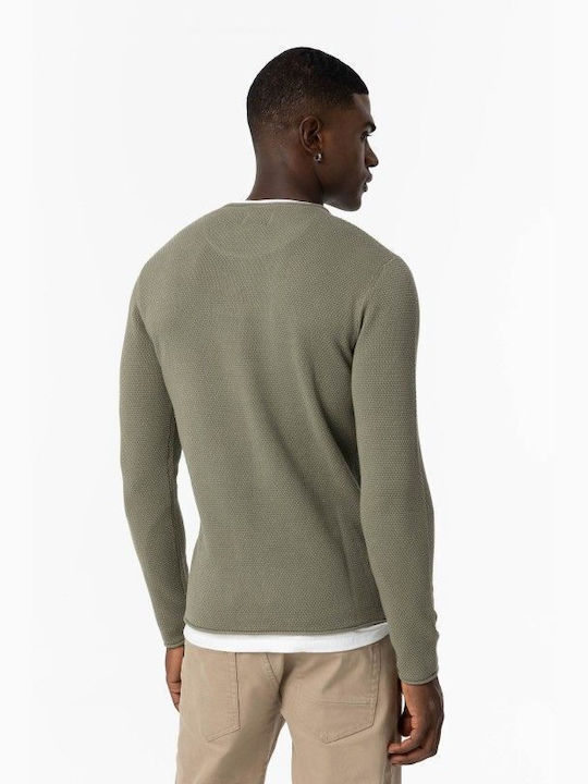 Tiffosi Men's Long Sleeve Sweater Verde Tropa