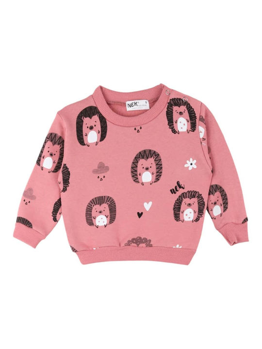 Nek Kids Wear Kinder-Set mit Hose Winter 2Stück Dusty Pink