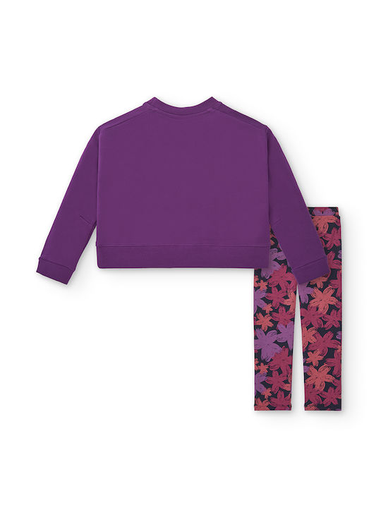 Tuc Tuc Kids Set with Leggings Winter 2pcs Purple