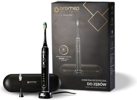 Oromed Oro-sonic Sonic Electric Toothbrush with Brushing Timer Black