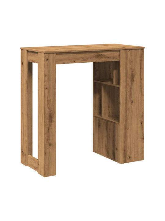 Table Bar Wooden Oak 102x50x103.5cm