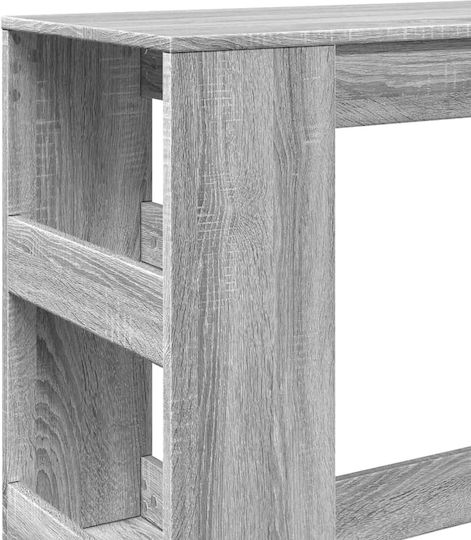 Sonoma Бар Маса Дървена Сива Sonoma 90x40x103.5см